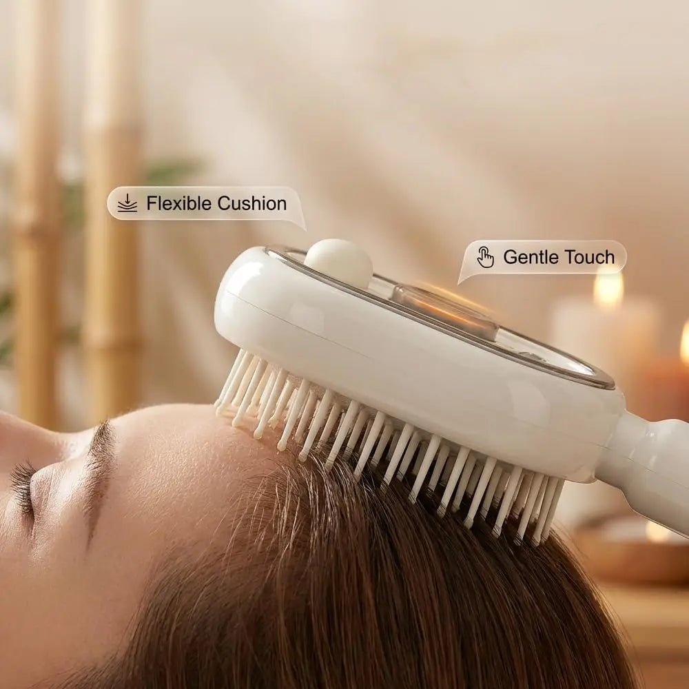 Electric Steam Brush, Rechargeable Detangling Steam Hair Straightener, Rechargeable Water Spray Hair Brush for Long Short Hairs Vue