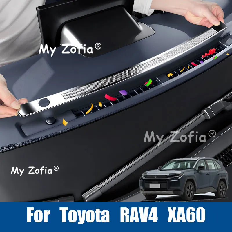 For Toyota RAV4 XA60 2026 2027 Car Dashboard Air Vent Protection Cover Dustproof Grille Guard Auto Interior Decor Accessories Vue
