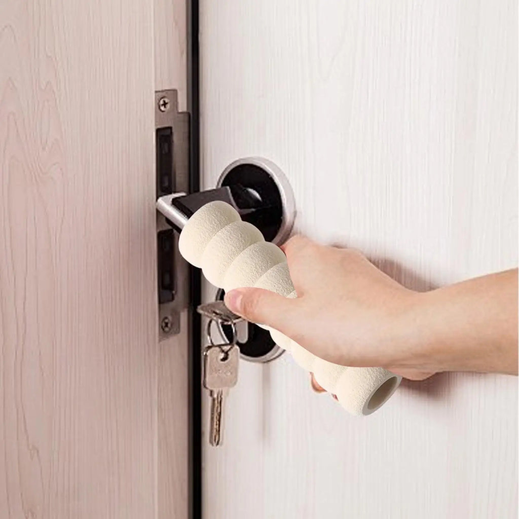 13.5x2cm Door Handle Glove Anti Static Antifreeze Cover Sturdy Cushion for Door Levers Knob Home Office Winter Washable Soft Vue