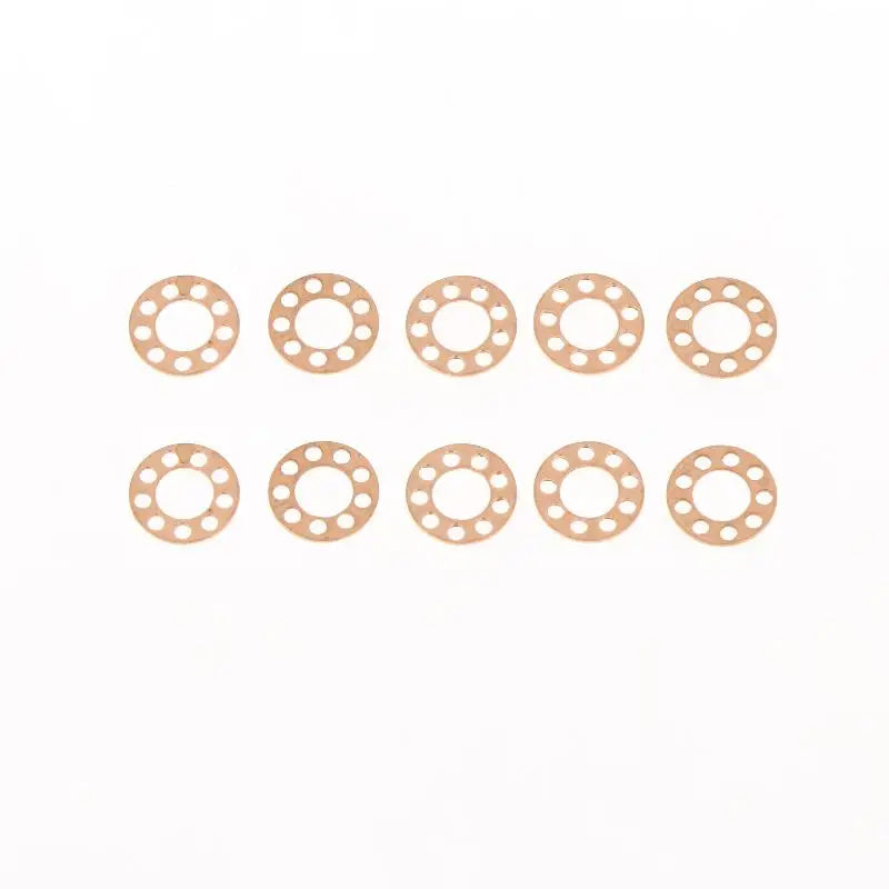 10Pcs Brass Washers for Folding Knife Precision Gasket Oil Storage Durable Knife Accessories for Repair Upgrade Vue 10mm 10pcs