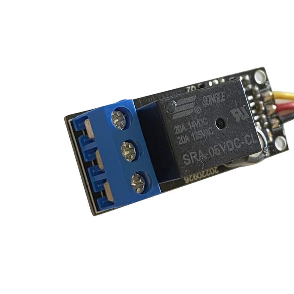RC Model PWM Relay Switch Receiver Controlled Electronic Switch For Airplane Car Model 4.8-8.4VDC Max 20A 900-2100us PWM Signal Vue