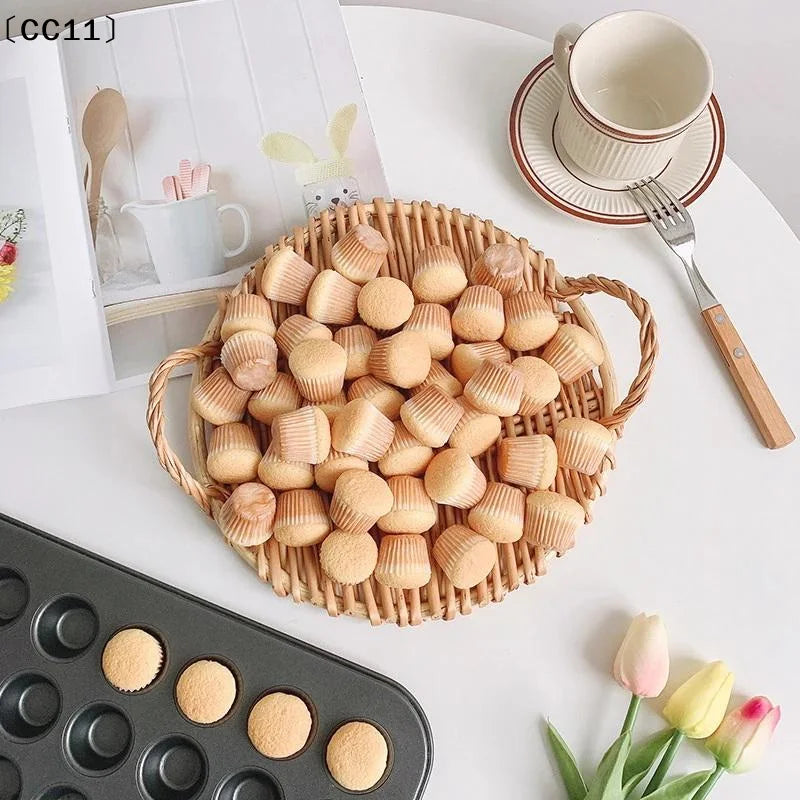 48 Holes Round Muffin Cake Pan Cupcake Mold Non Stick Baking Dishes