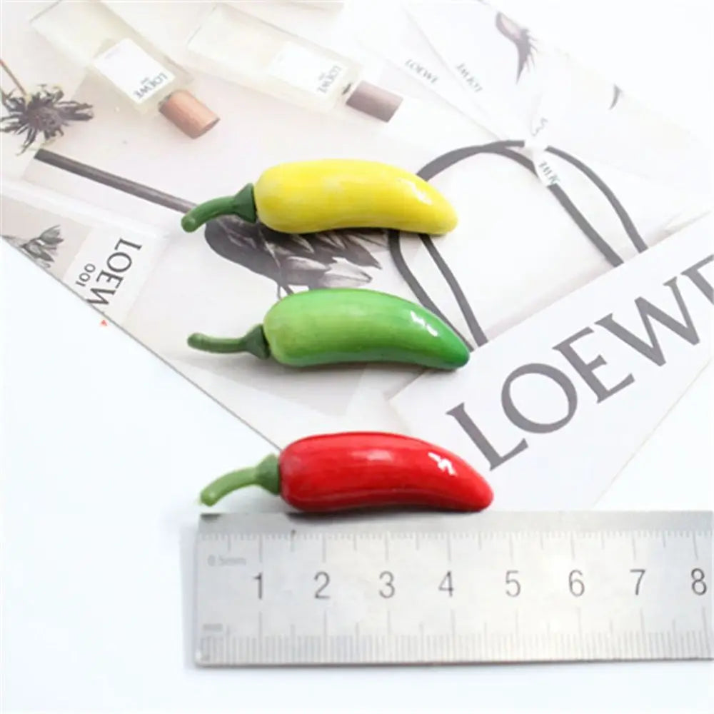 Festive Mini Plastic Plants Simulation Decoration Artificial Pepper Simulation Chili Fake Vegetables Vue