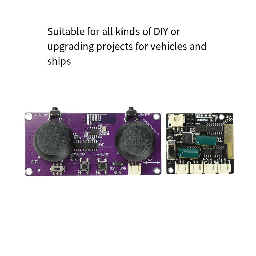 2.4G Wireless 8-Channel Dual Joystick RC Control Module DIY Kit RC Control Module Kit Vue