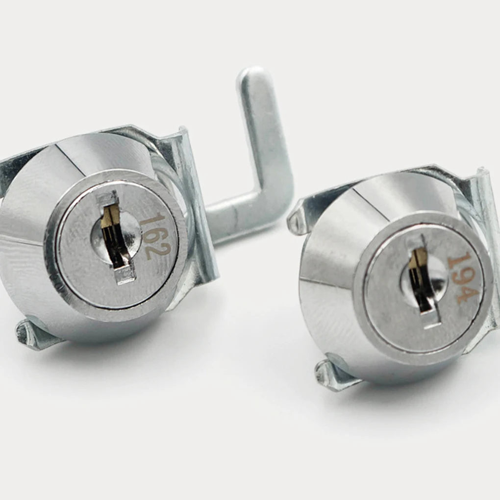 Rust-Resistant Mini Cam Lock with Quick Clip & 2 Keys Cabinet Cam Lock Vue