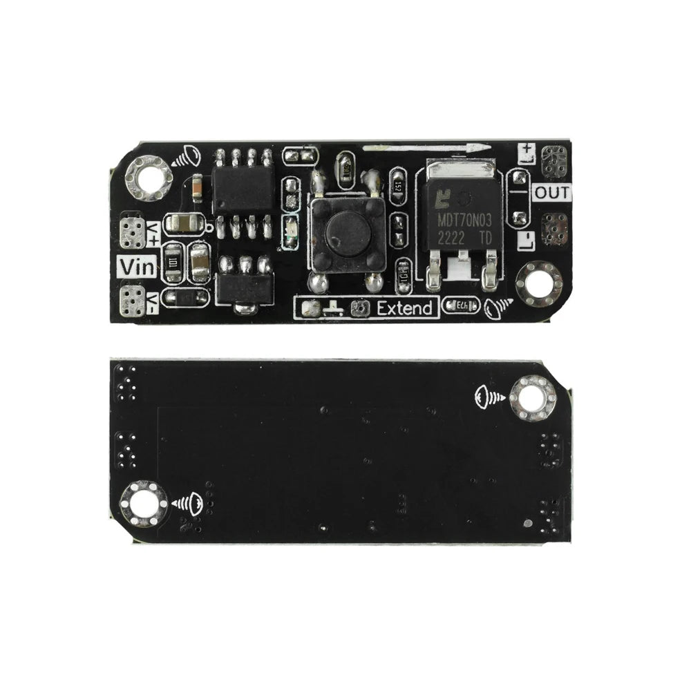 DC5-24V Touch Button Dimming Board LED PWM Stepless Dimming Driver Module Constant Voltage 5A for LED COB Strip Light Panel Vue