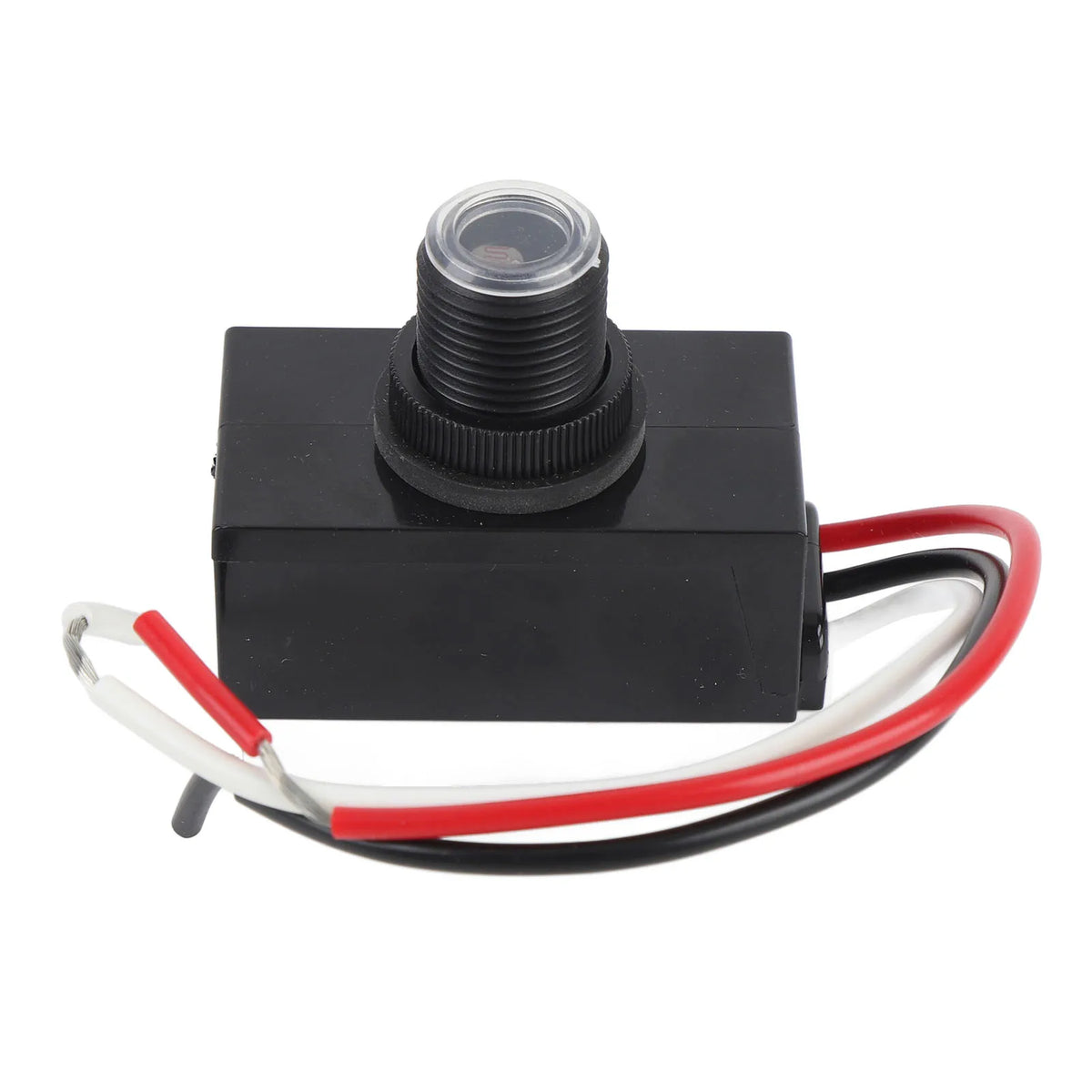 Photocell Light Sensor IP65 Proof Level Multifunctional Compact Outdoor Photoelectric Light Control Photocell Sensor Vue black