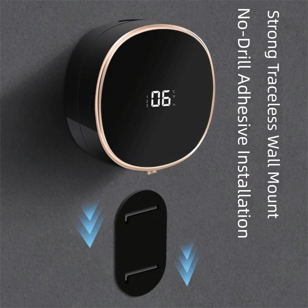 Wall-mounted Automatic Sensor Soap Dispenser Waterproof Rechargeable Touchless Soap Dispenser Digital Display Smart Dispenser Vue