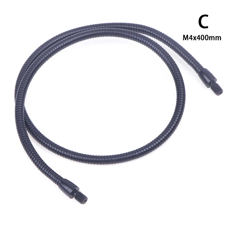 LED M4 Black Silver Microphone Positioning Hose Two External Teeth M4 Flexible Snake Tube Vue C