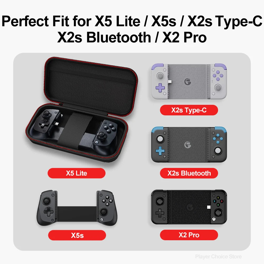 GameSir X5 Lite X5s X2s Type C Carrying Case X2s Bluetooth X2 Pro Mobile Gaming Gamepads Storage Handle Bag Protective Box Vue