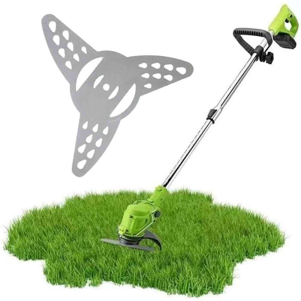 3 Teeth Metal Grass String Trimmer Brushcutter Head Blades Electric