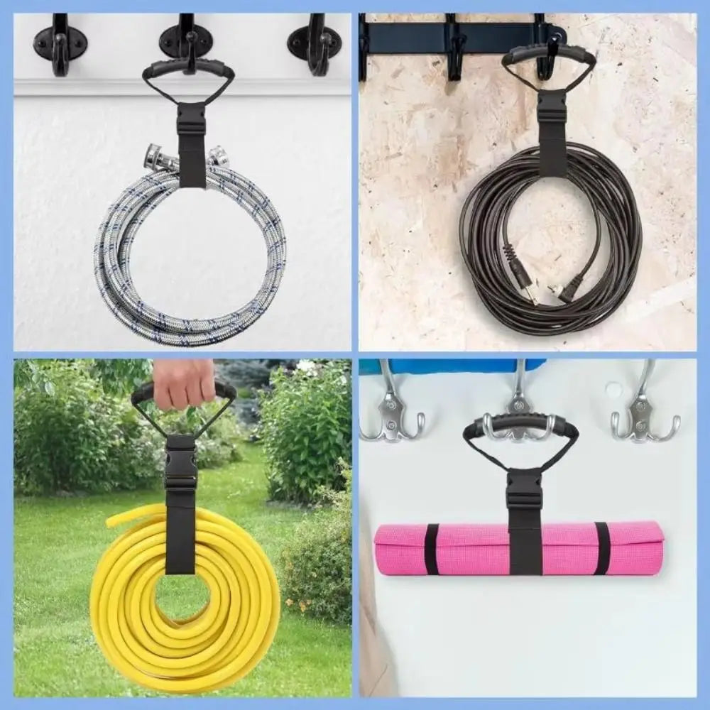 5pcs Adjustable Cord Holder Sturdy Thick Material Triangle Clips Wiring Storage Strap Non-Slip Heavy Duty Vue