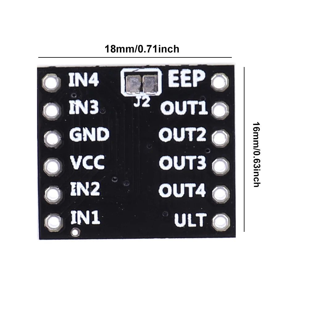 5-20Pc DRV8833 Motor Drive Module Board 1.5A 3V-10V Single H-Bridge 6Pin Step Motor Overcurrent Protection DC Gear Motor Driver Vue