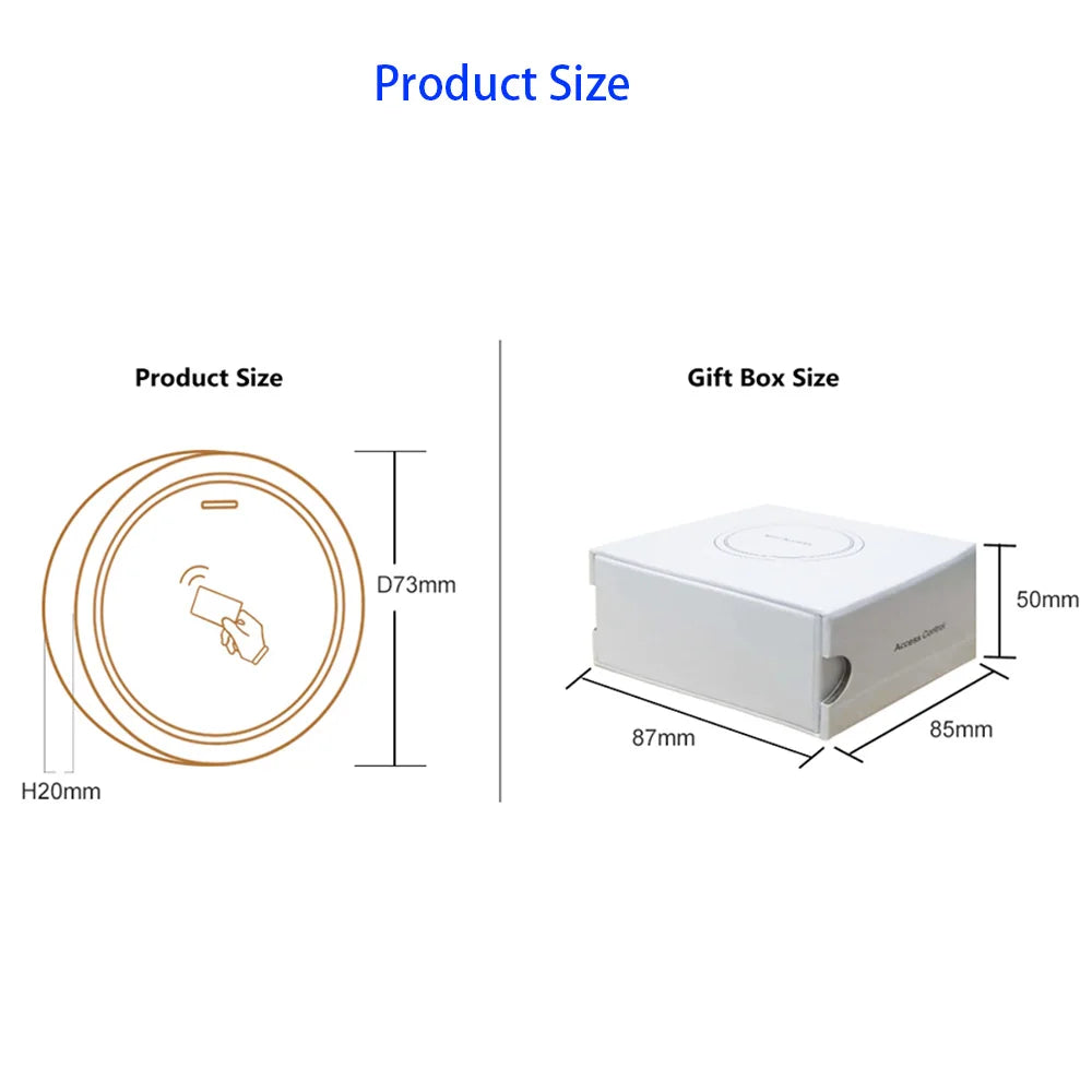 S7-BT TTLOCK Bluetooth RFID Access Control Keypad Smart Phone Entry Waterproof 13.56Mhz RFID Card Reader Door Gate Opener Vue