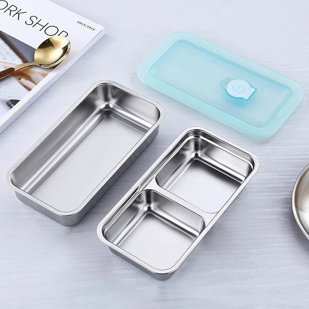 304 Stainless Steel Bento Box | Single & Double Compartment Stainless Steel Bento Box Vue