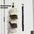 Wardrobe Hanging Hat Rack Baseball Cap Storage Clips Rope Organizer For Closet Bedroom Door Vue Default Title