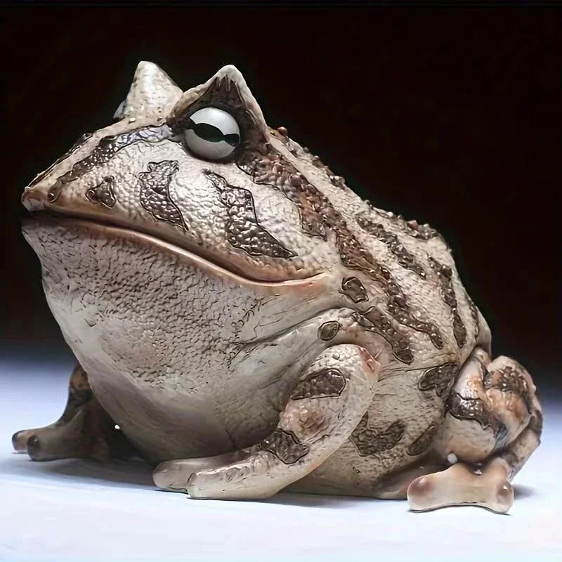 Realistic Resin Frog Figurine Weatherproof Garden Statue Cute Sculpture For Outdoor Patio Yard Decor For Garden Lovers And Kids Vue