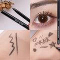 Matte Silkworm Eyeliner Pen Lasting Waterproof Not Blooming Shiny Quick Drying Eye Liner Gel Pen Brown Eye Shadow Pen Makeup Vue 01 Black
