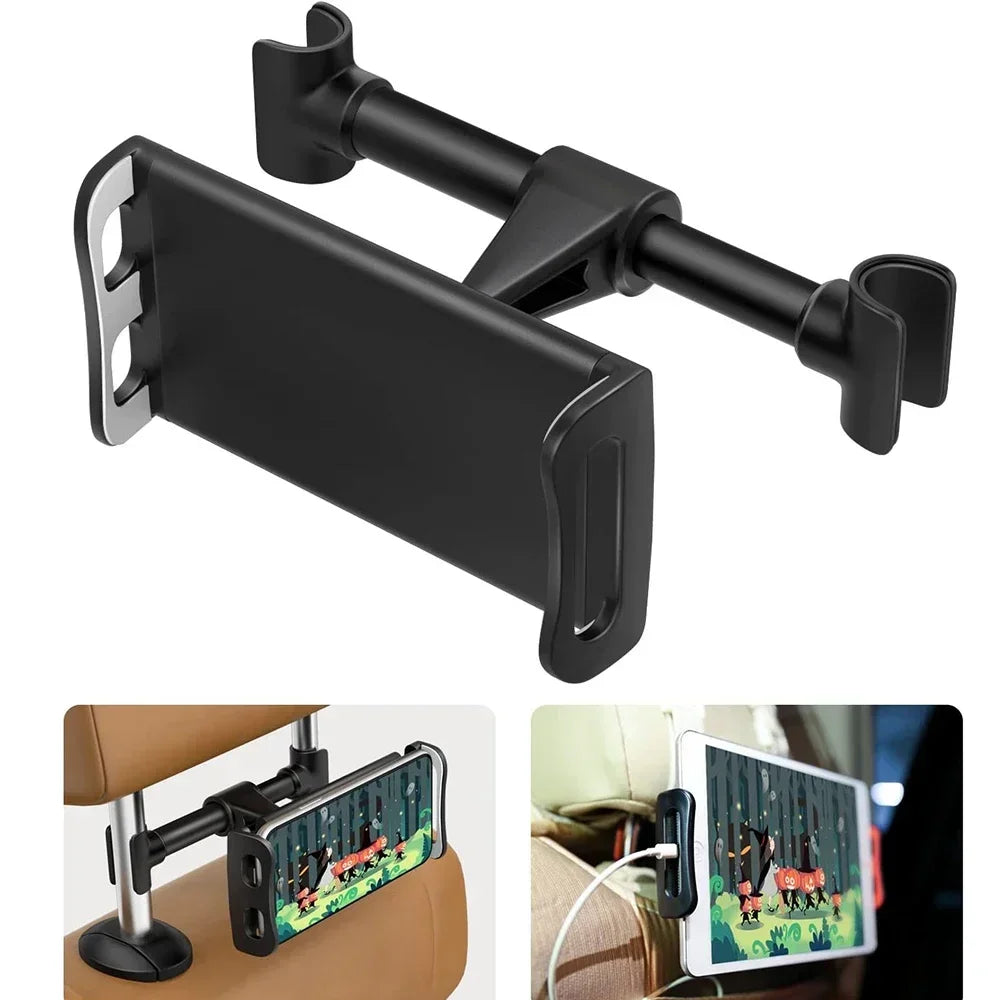 Universal 4-11 Inch Telescopic Car Rear Pillow Phone Holder Tablet Car Stand Seat Rear Headrest Mounting Bracket for Tablet Etc Vue