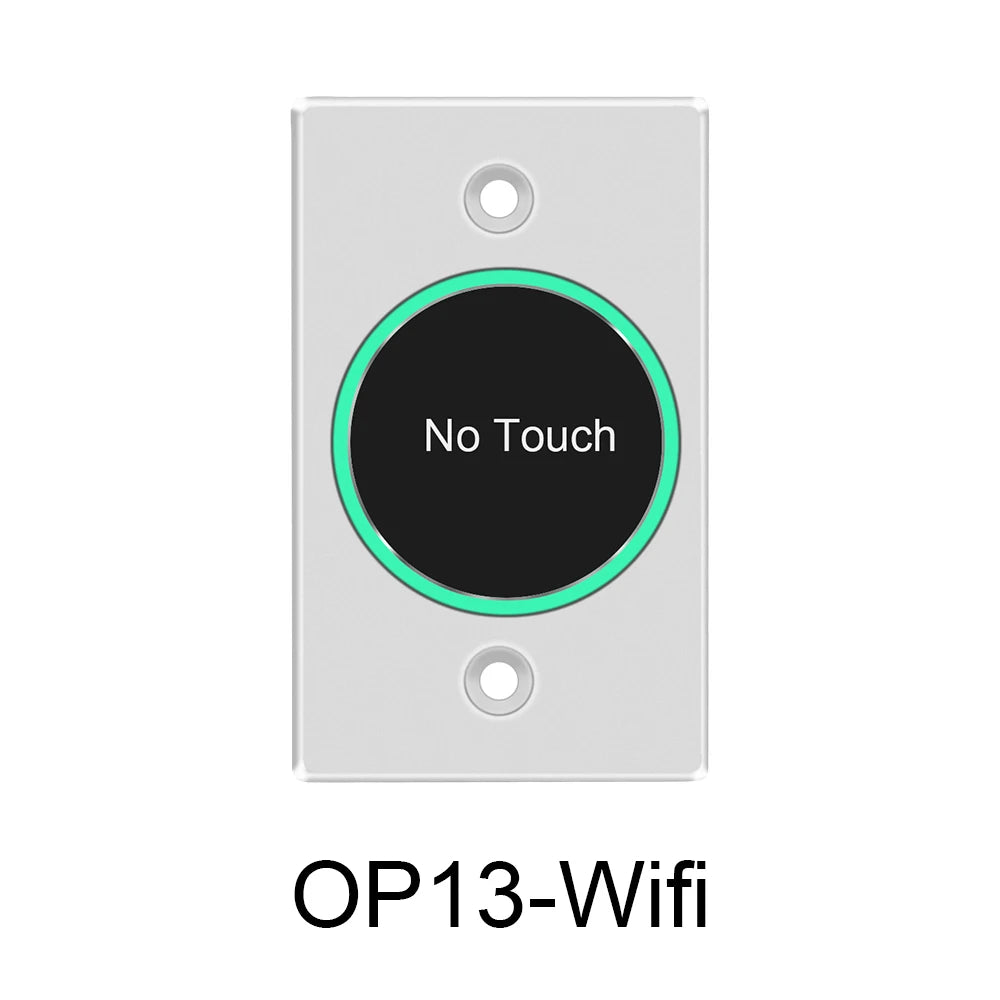 Tuya App Wifi Access Control Door Switch Exit Button no-touch Gate Open Mobile Phone Remote Control Touchless Induction Switch Vue OP13-wifi
