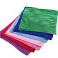 12PCS Colorful Soft Microfiber Hand/Face Towel 30 x 30cm Soft and Thick Pendable Square Towel Fiber Kitchen Cleaning Cloth Vue Default Title
