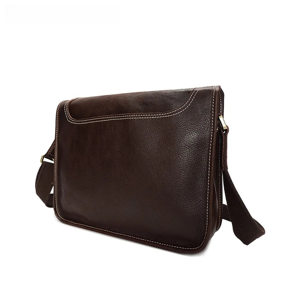 Japanese Men's Shoulder Bag Men's High-end Leather Men's Bag Messenger Bag Messenger Bag Commuter Men's Satchel Bag Vue