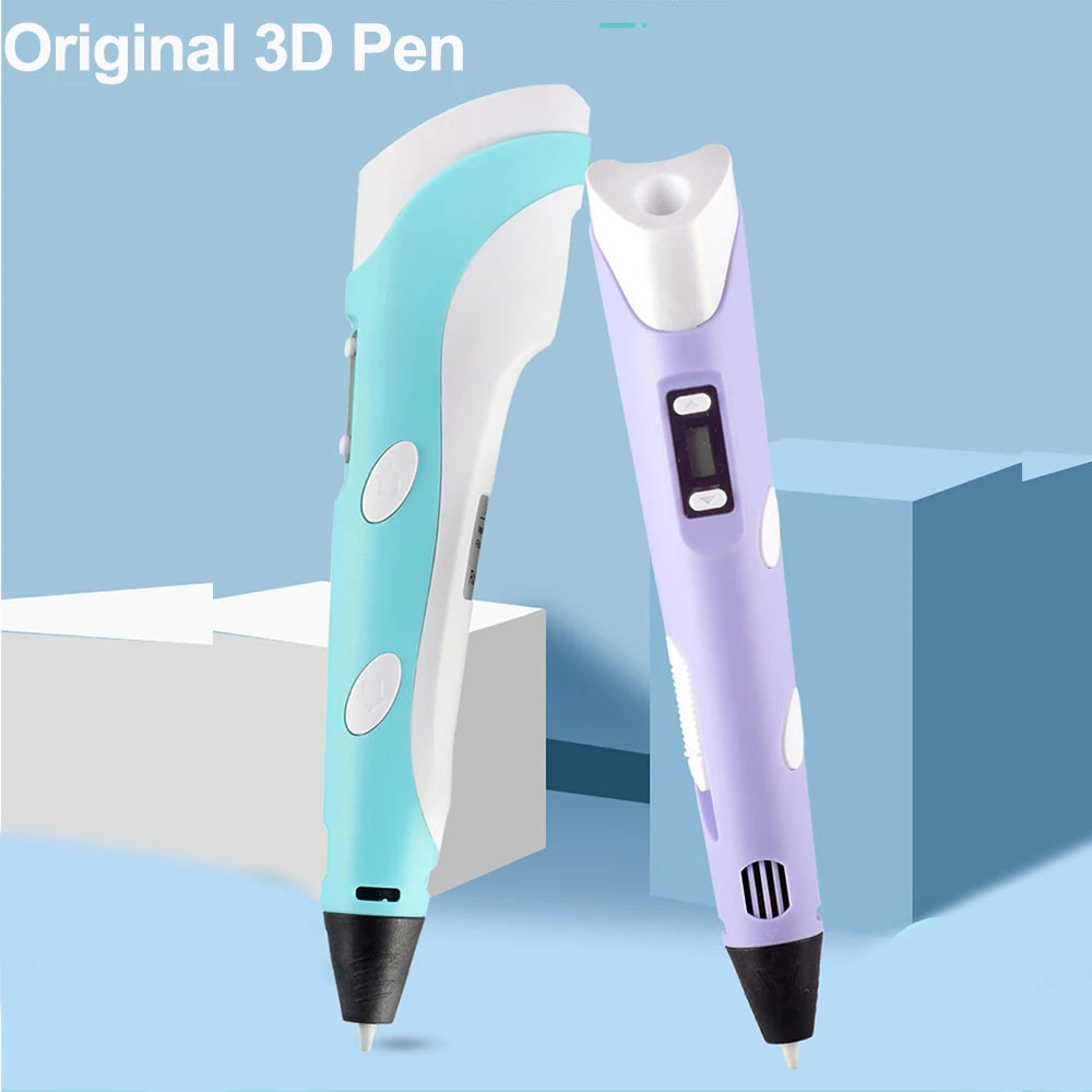 3D Pen DIY Drawing Pen With LCD Screen Compatible PLA ABS Filament Toys Safe Paiting for Children Kids Christmas Birthday Gifts Vue