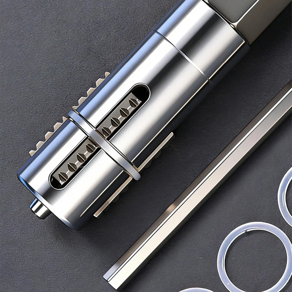 Broken Pipe Extractor Tool 2 Pieces Adjustable 12mm 14mm Pipe Screw Remover with Hex Wrench - for Faucet, Valve, Thread Repair Vue