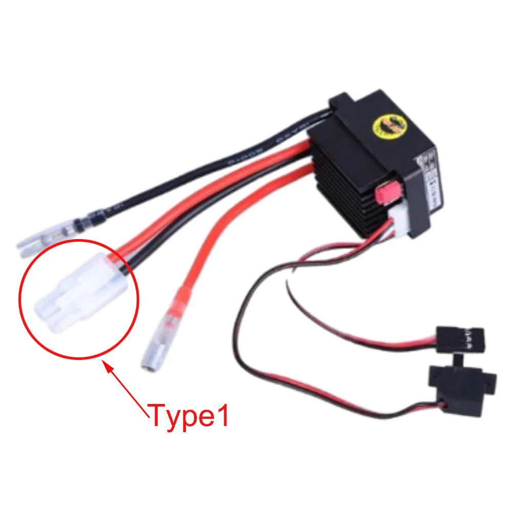 Double Way 320A ESC Brush Electronic Motor Speed Controller Support 3S Lithium Battery for RC Car Boat Model Controller Governor Vue
