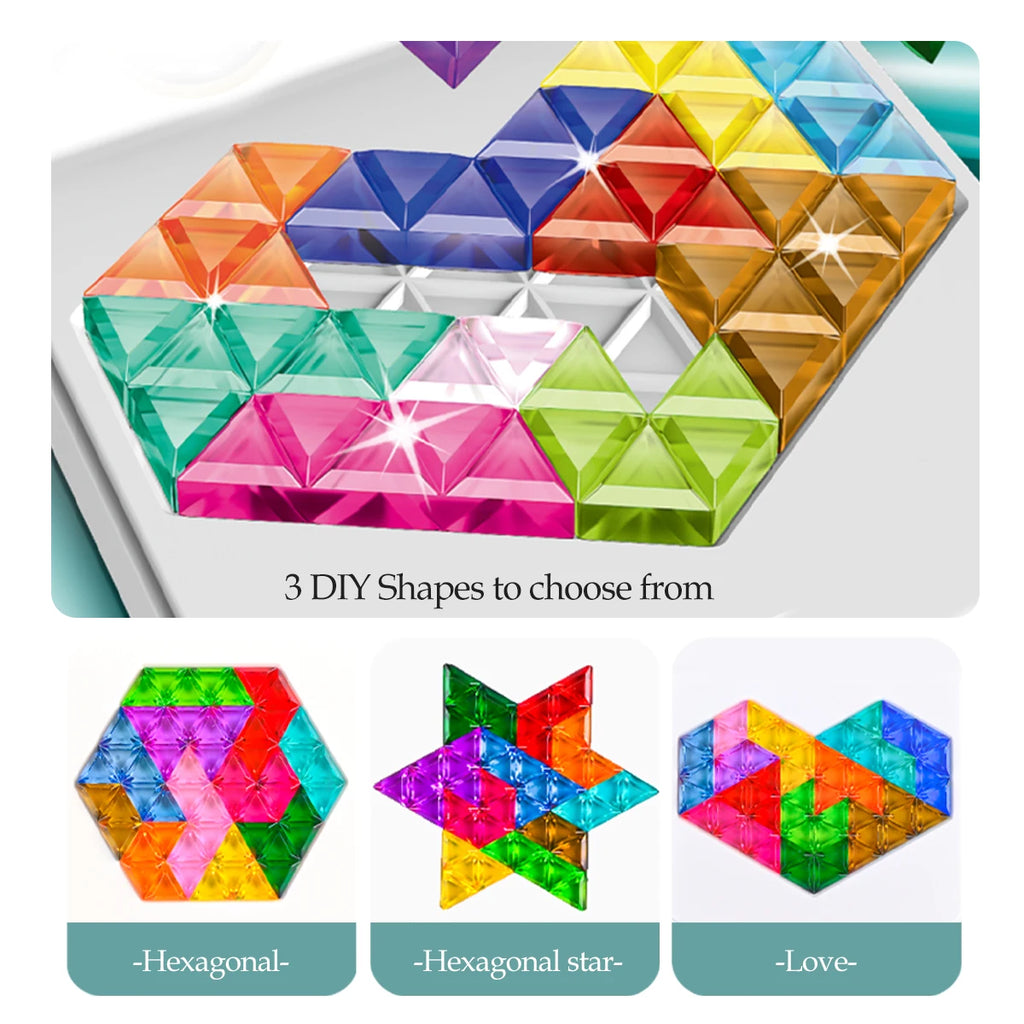 Puzzle Toys. Logical Thinking Training Fun Tabletop Games Multiple Shapes Colors, Advanced Level Gifts for Boys and Girls Vue