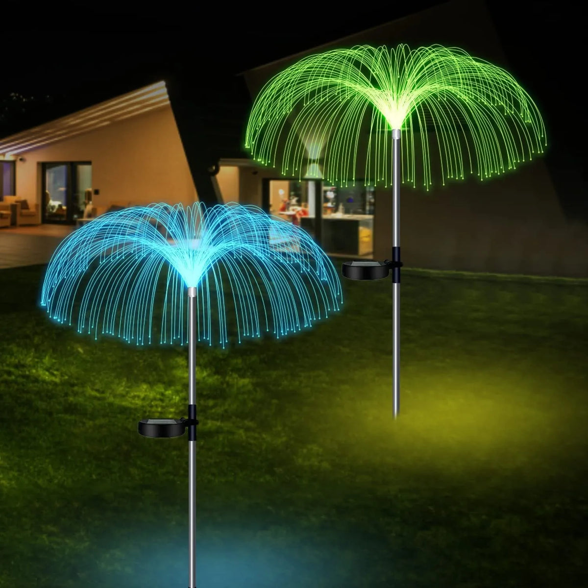 LED Solar Jellyfish Garden Lights Outdoor Christmas Ornaments Yard Balcony Lawn Decoration Solar Powered Flowers Lamp Vue