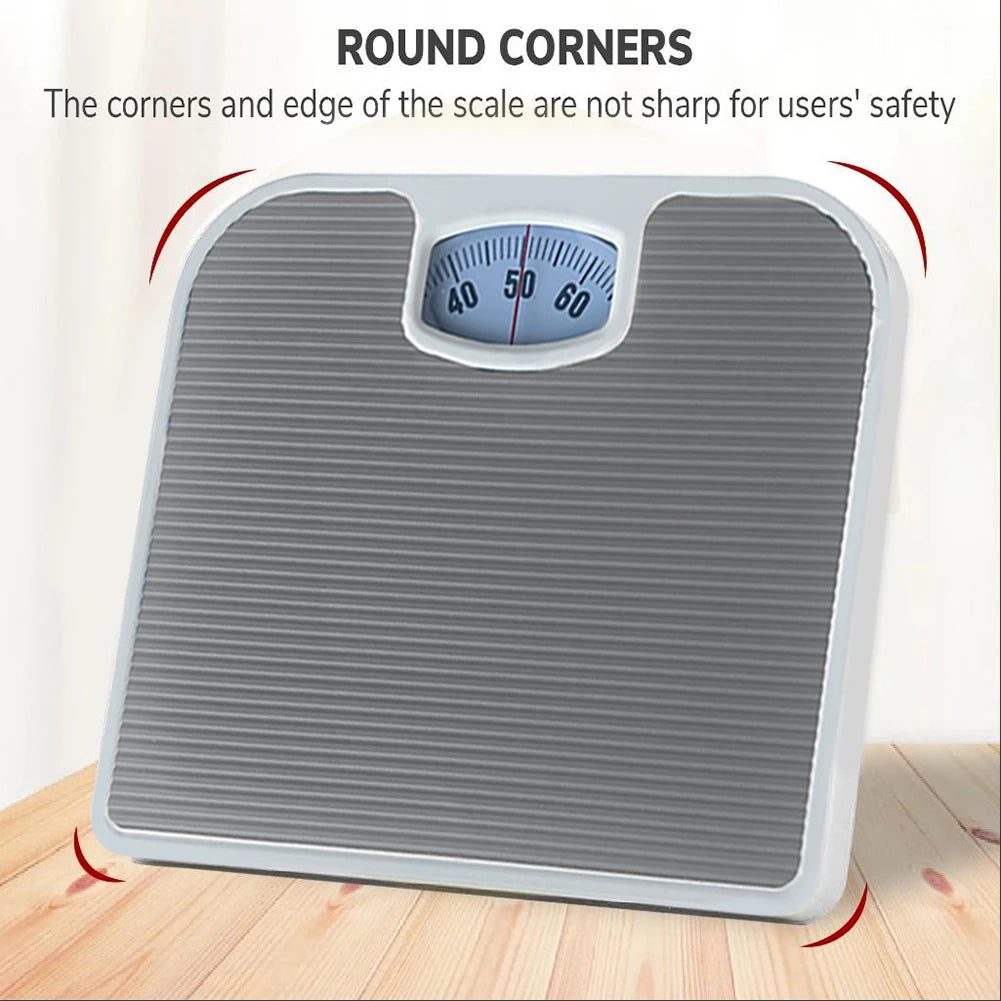 ALLOYSEED Mechanical Dial Bath Scale | 0–130kg, No Battery Mechanical Bath Scale Vue