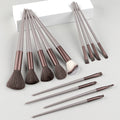 Makeup Brushes Set 13Pcs Professional Soft Foundation Powder Concealer Face Eyeshadow Eyeliner Blush Cosmetic Makeup Beauty Tool Vue 13pcs Coffee