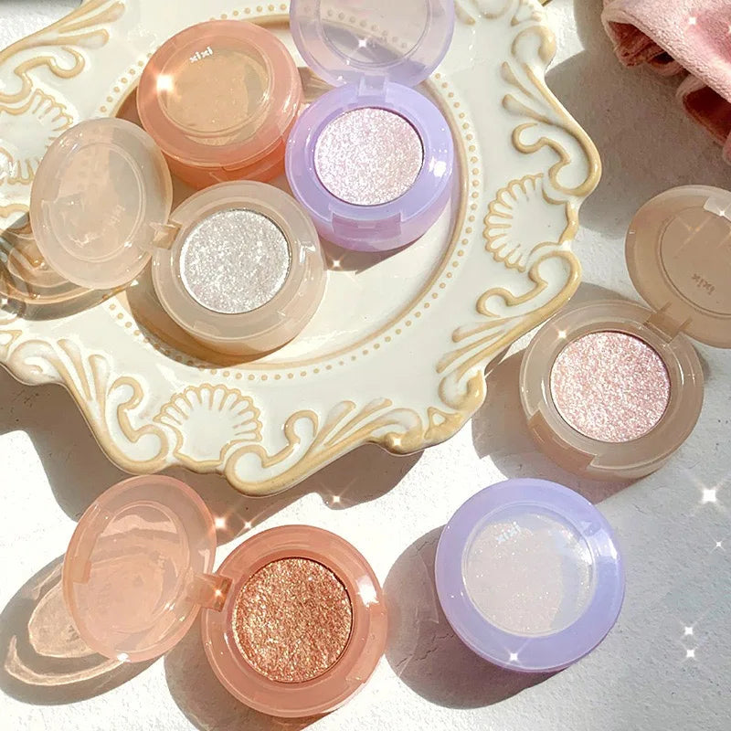Diamond Eye Shadow Palette Gorgeous Glitter Eyeshadow Glossy Shiny Highlighter Shadow Shimmer Cowherd Weaver Girl Eyes Makeup Vue