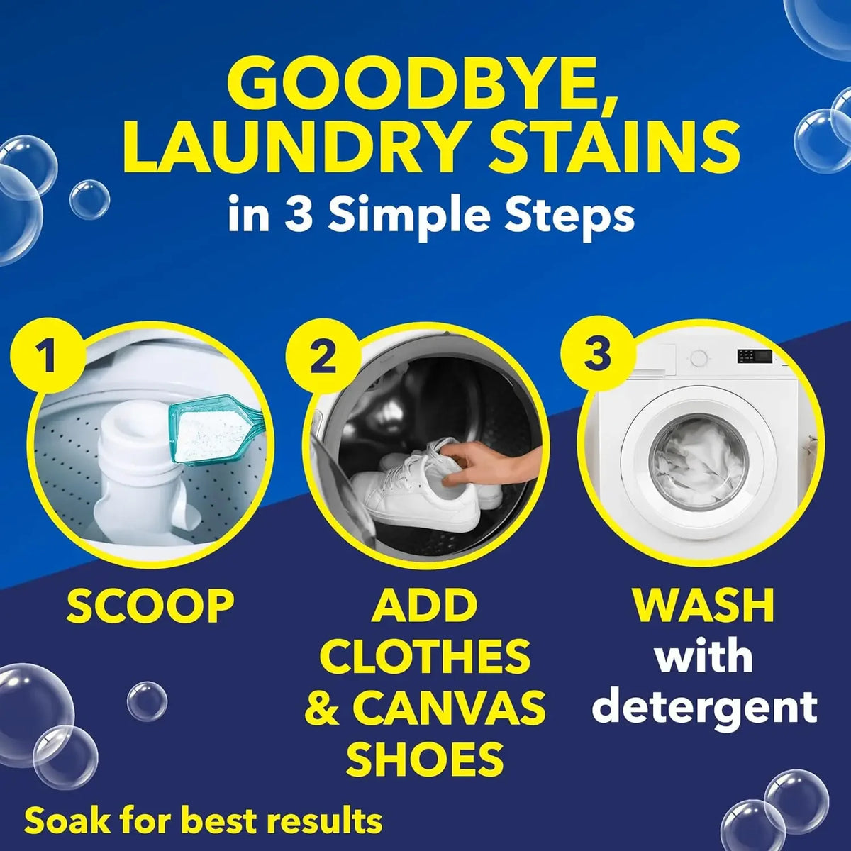 300g Effective Fabric Stain Remover Powder Laundry Whitening Bleach Agent Yellow Stain Removal Strong Decontamination Cleaning Vue