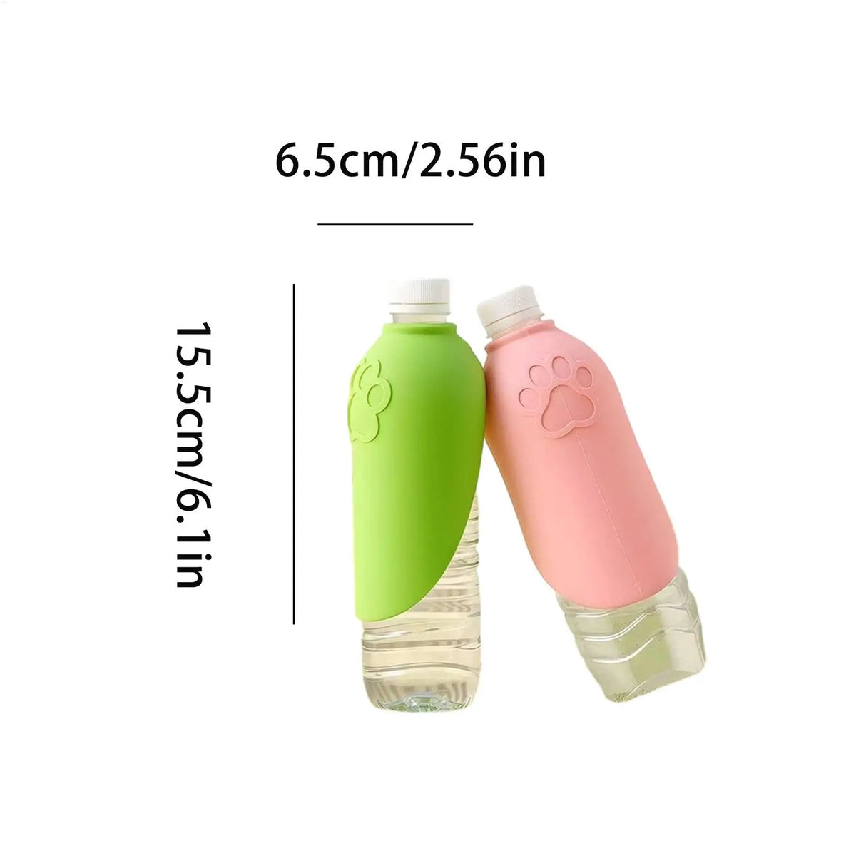 Foldable Portable Dog Water Bottle Pet Hydration Container for Small Medium Large Breeds Camping Boat Yard Garden Beach Travel Vue