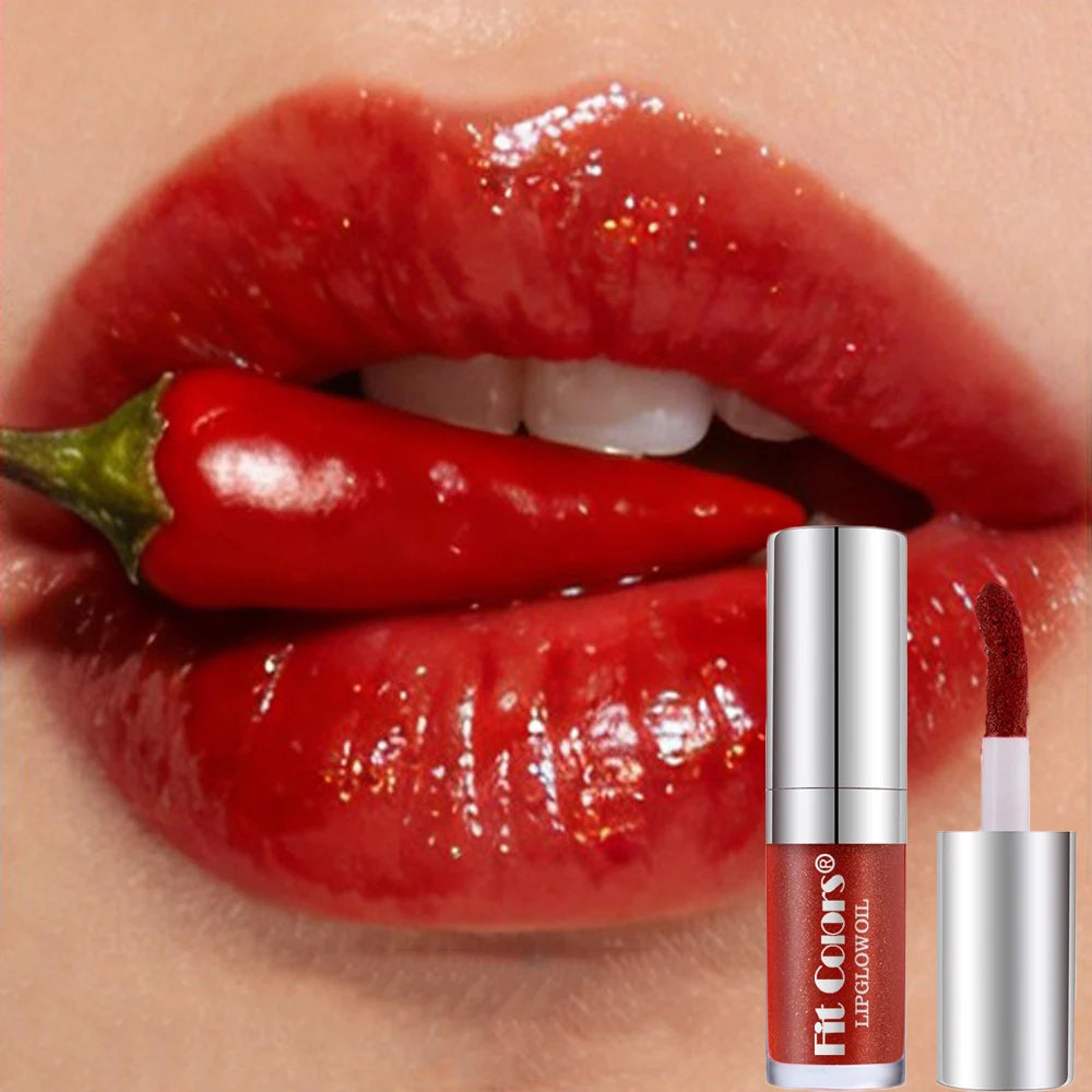 Moisturizing Mirror Effect Lip Gloss Lip Glaze 6 Colors Refreshing Non-Greasy Glossy Long-Lasting Liquid Lipstick Makeup Vue