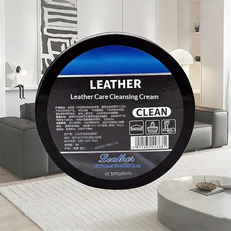 120g Household Leather Care Cleaner Leather Care Cream Maintenance Cream Sofa Shoe Descaling Decontamination Cleaning Vue