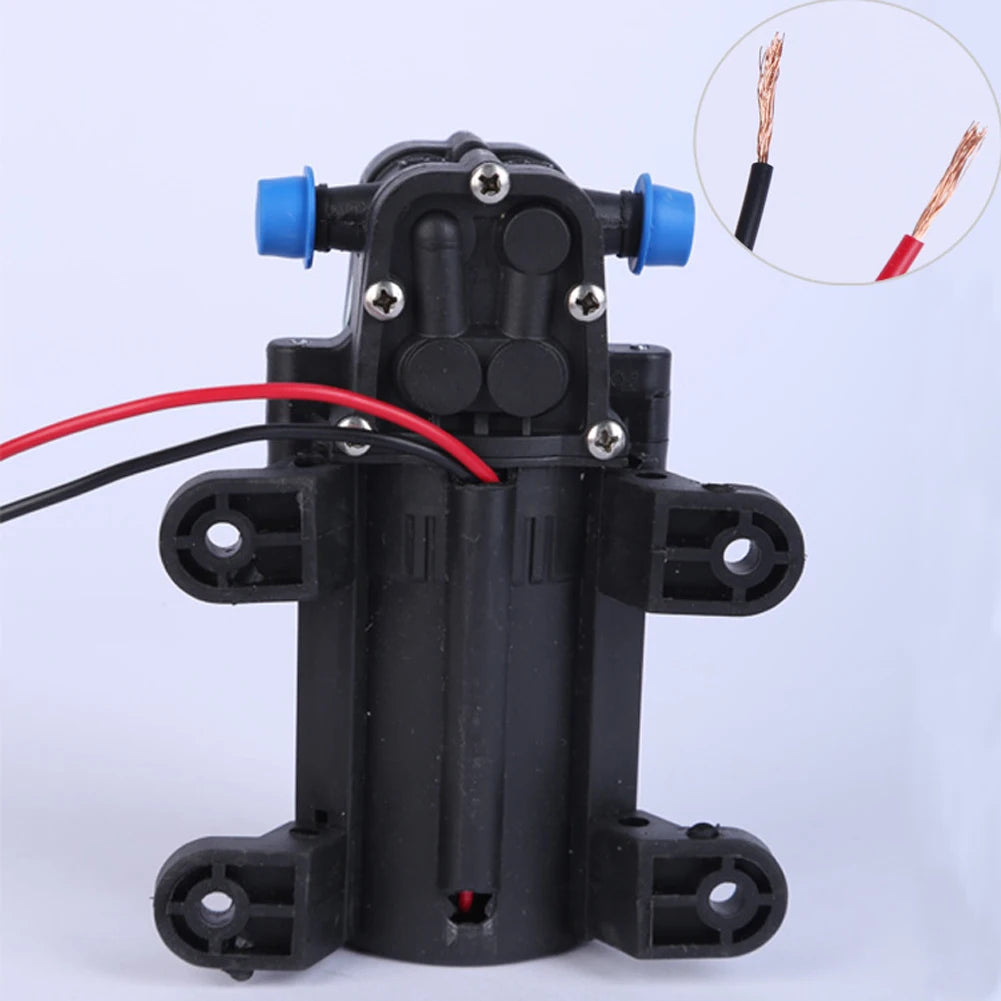 DP-521 12V 70PSI 3.5L/min Durable Agricultural Electric Water Pump 0.48Mpa Micro High Pressure Diaphragm Water Spray Wash Pump Vue