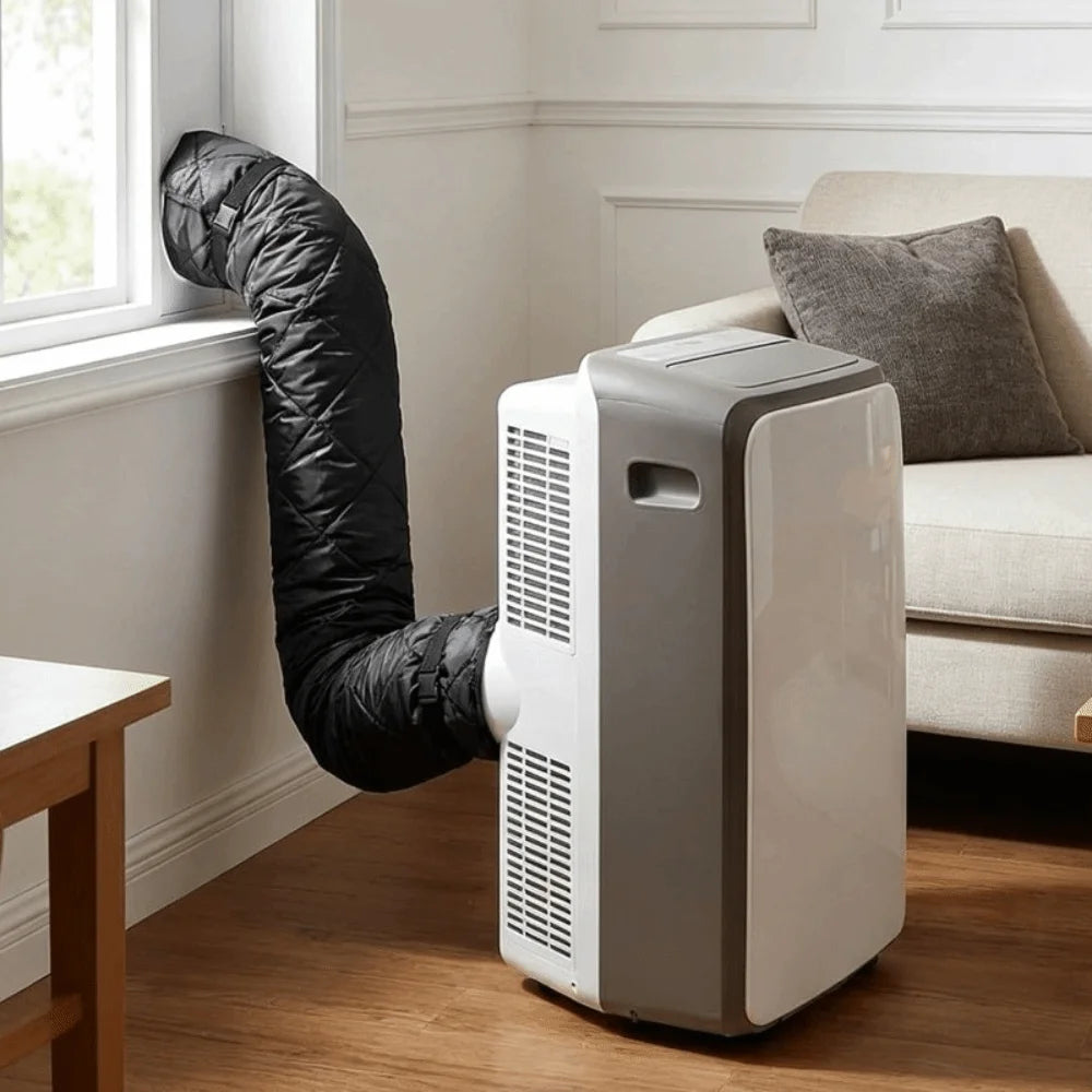 AC Exhaust Hose Insulated Protective Cover Sleeve Thermal Insulation Heat Shield Sun Block Dust for Portable Air Conditioner Vue
