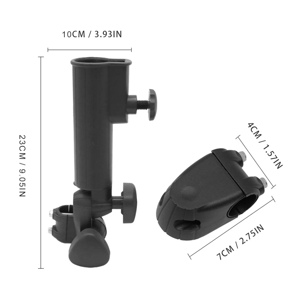 Adjustable Umbrella Holder for Golf Cart & Wheelchair Umbrella Cart Mount Vue