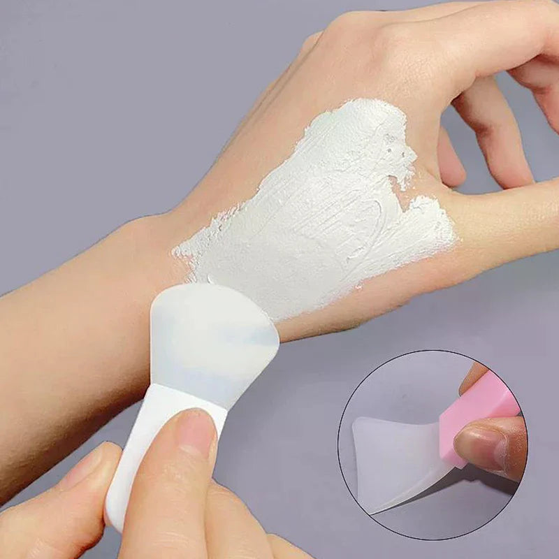 5Pcs Silicone Facial Mask Brush Face&Eye Cream Mud Mask Applicator Scraper Face Cleanse Brushes Travel Portable Skin Care Tools Vue
