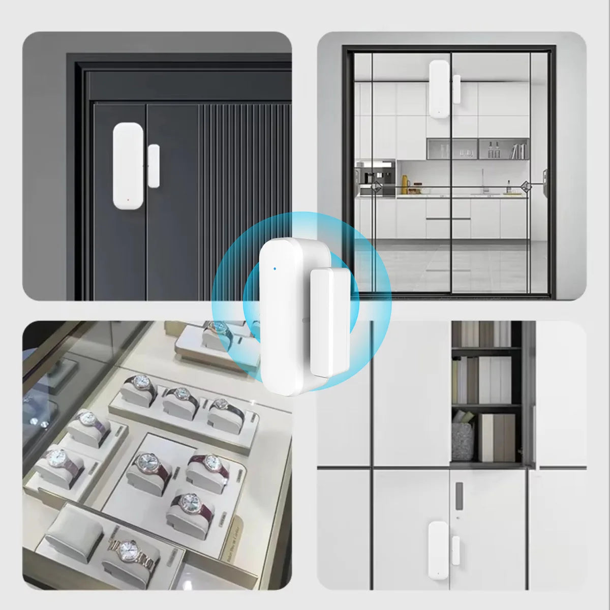 4pcs Zigbee Door Window Sensor Open Closed Detector Wireless Security Burglar For Tuya Smart Home Alarm Protection Need Gateway Vue