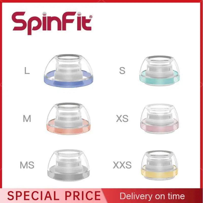 SpinFit AuraFine 3D Axis Silicone Ear Tips for AirPods Pro Silicone Ear Tips Vue