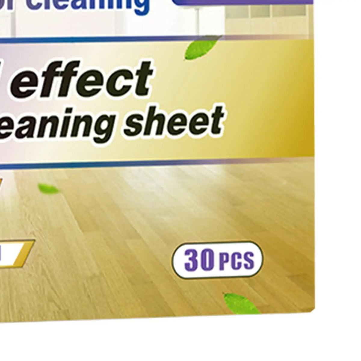 30Pcs/box Dissolvable Floor Cleaning Tablets Deep Clean Scented Powerful Sheets for Mopping Hard Floor Tile Kitchen Home Use Vue