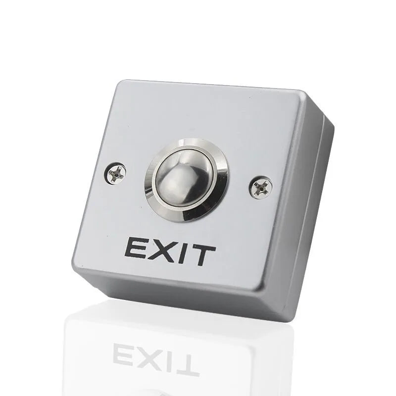 Door Exit Release Button Zinc Alloy Panel GATE Push Switch for Door Access Control System to Open Door Vue