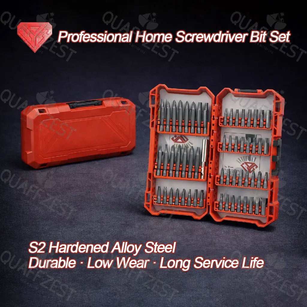 56Pcs Screwdriver Bit Set Colorful Security Bits Electric Screwdriver Set with Case Vue Default Title