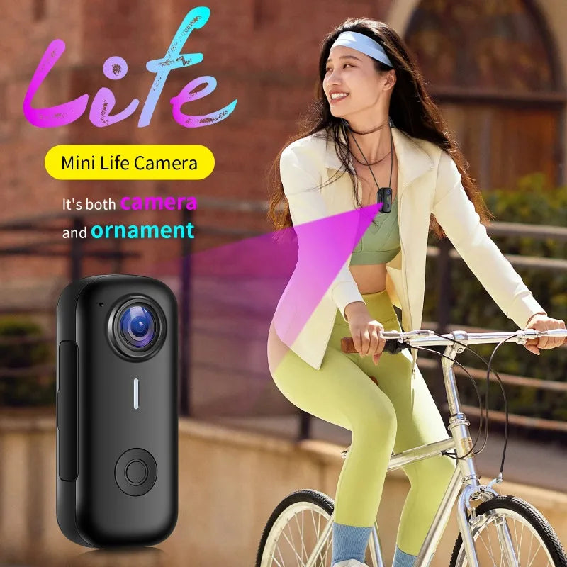 Portable Magnetic Sports Camera 1080P HD Thumb Action Camera Pocket Sport Cam Recorder Video Vlog Magnetic Attraction Bracket Vue