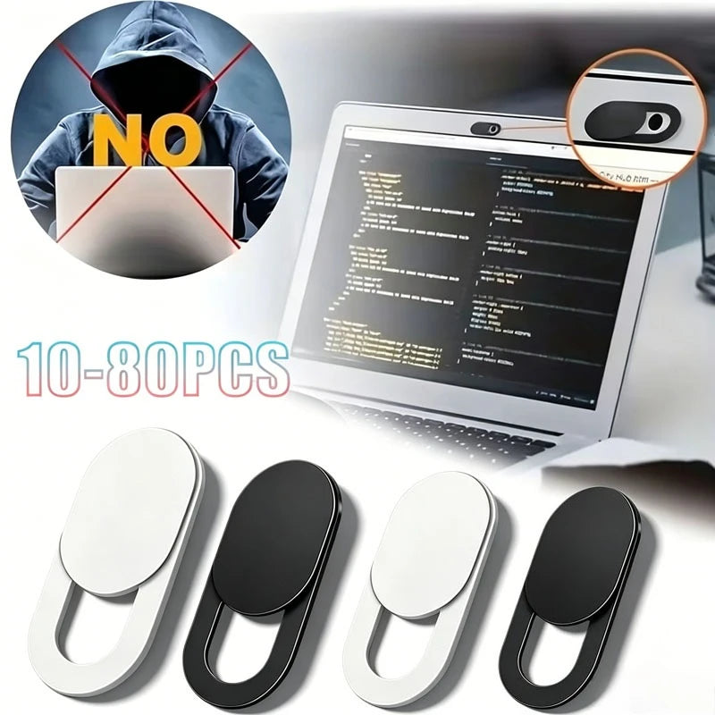 10-80PC Ellipse Webcam Cover Privacy Slider for Laptop Desktop PC Phone Tablet Anti Peep Camera Lens Shield Thin Vue