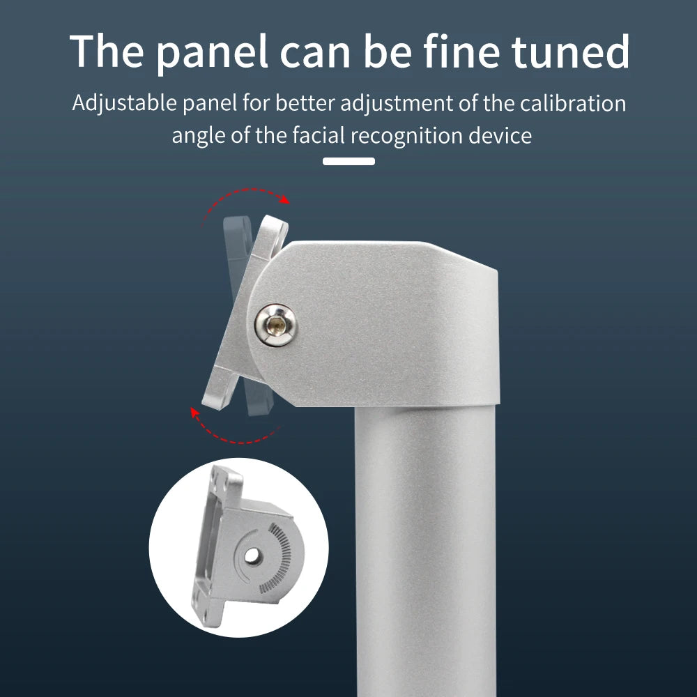 AI0703 Universal Face Holder Base Bracket for Face Recognition Machine Turnstile Adjust Extendable Bracket Aluminum Alloy Vue